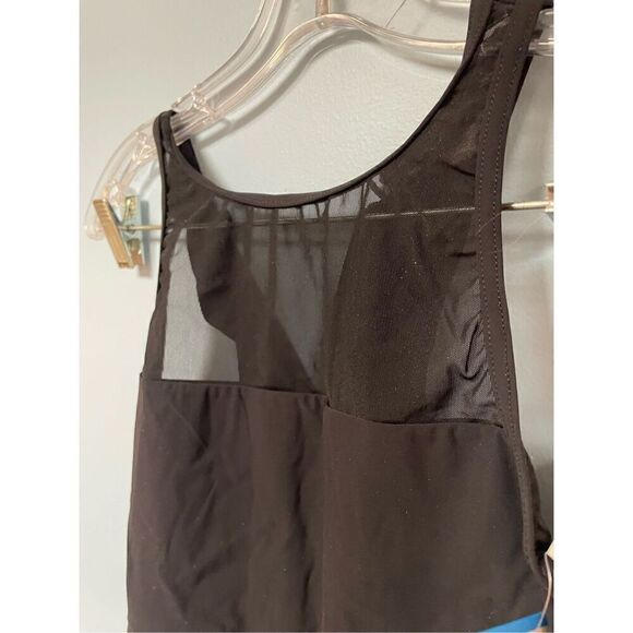 Brand New Arena Women’s Size 34Black Vented Mesh Panel Swimsuit One Piece - Picture 5 of 9